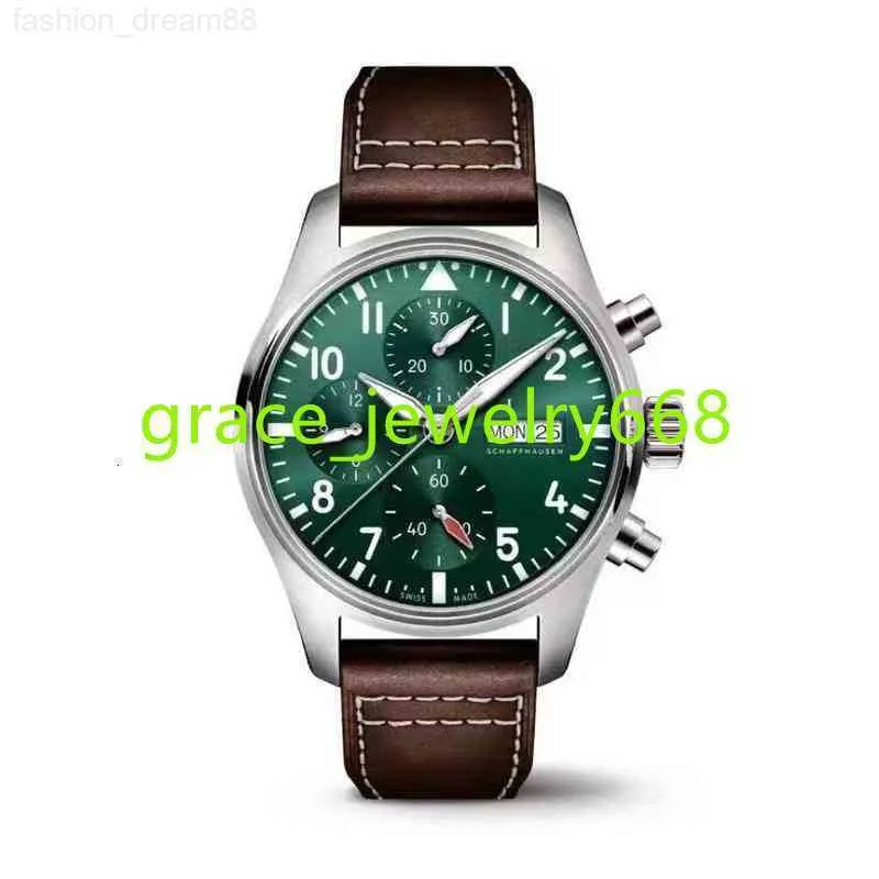 IWC Pilot Watch Designer Luxury Mécanical Men de haute qualité Dalan de loisirs de haute qualité Calan