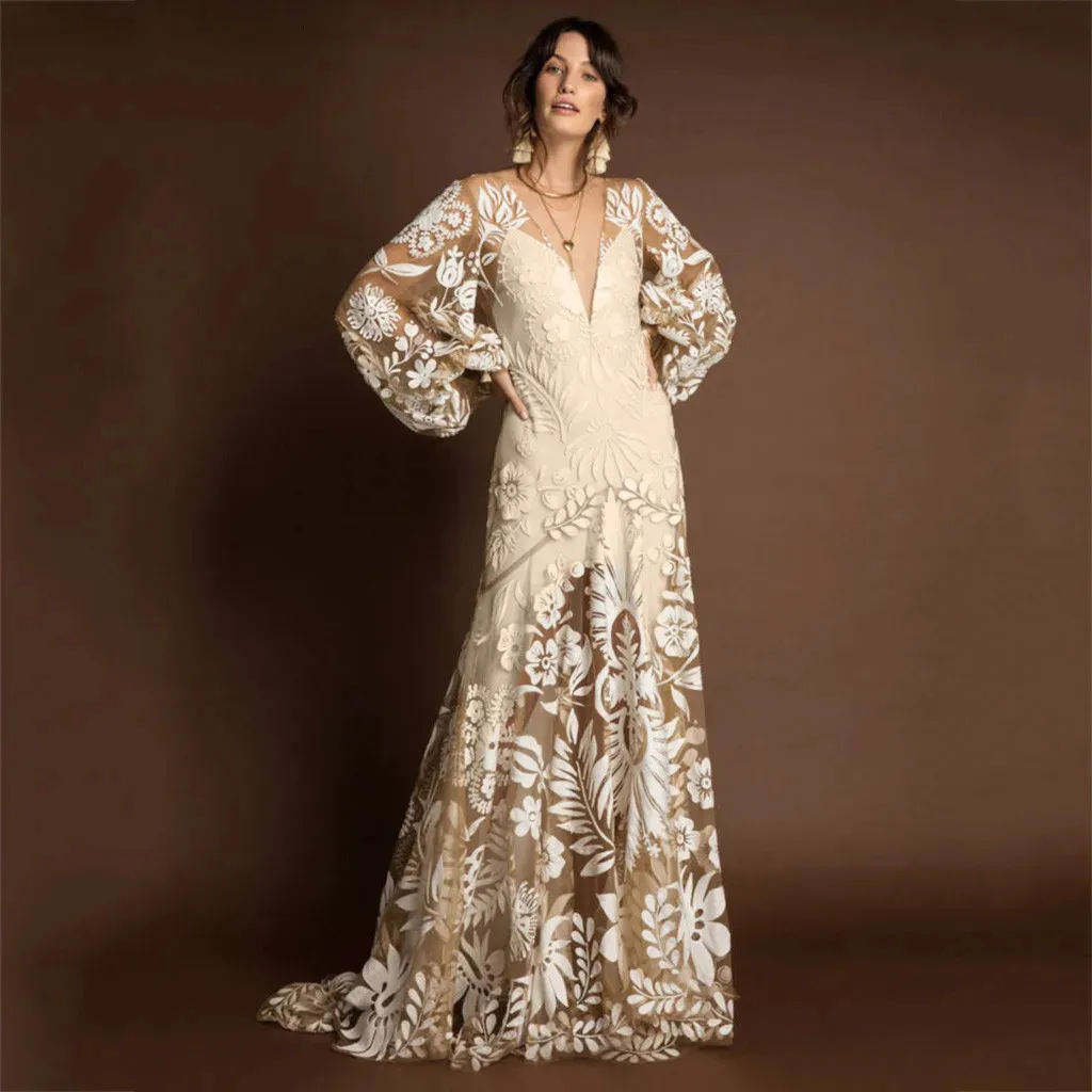 sachin and babi light blue dress 24 Stylish Boho Mother-of-the-Bride Dresses main image 0