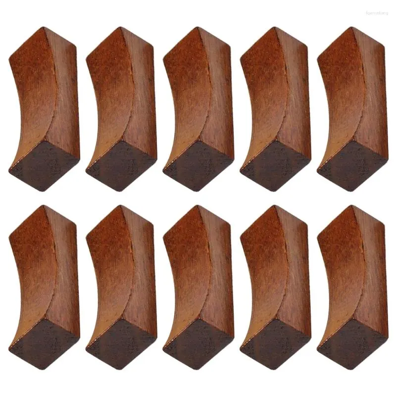 Küche Aufbewahrung 12 PCs Single konkaven Stäbchen REST Holz Utensilien Essstäbchen Stand Holzstütze