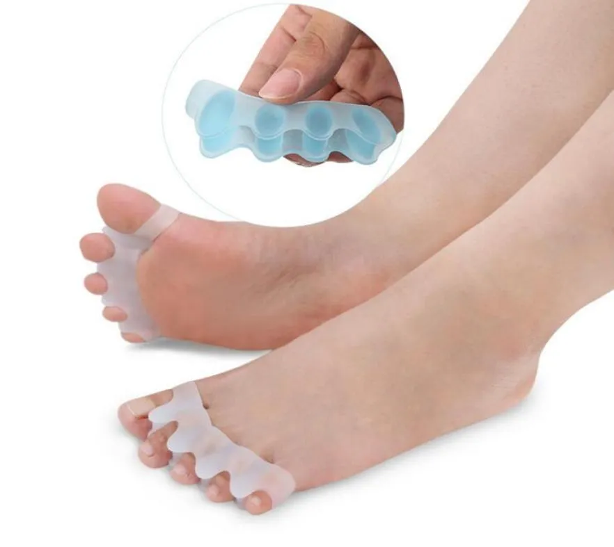 New Toe Hallux Valgus Corrector Gel Silicone Bunion Corrector Toe Protector Straightener Spreader Separator Foot Care Tool 4 Color1347412
