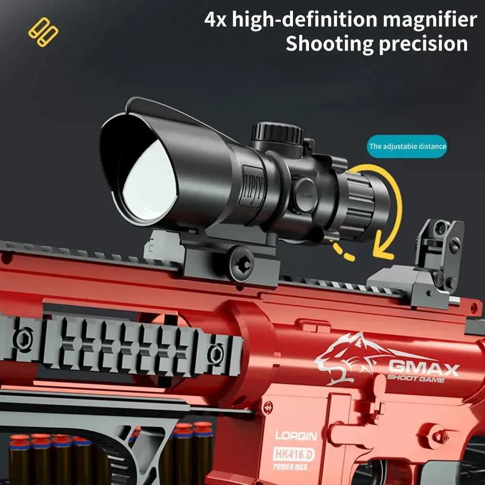 VQLD Gun Toys 2024 M416 Shell Ejection Soft Bullet Toy Gun EVA Sniper ...