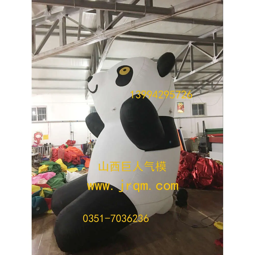 Mascotte kostuums Ierenbare advertentie Panda Model Ierenable Panda