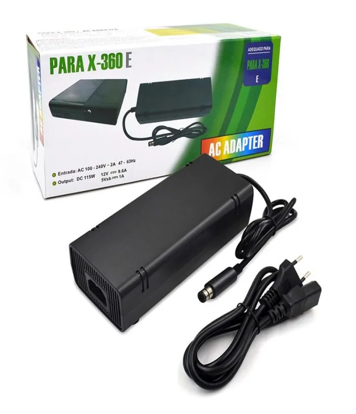 محول التيار المتردد لـ Xbox 360 E 360E CONSOLE POWER CABLE 110240V Charger Charger USUKEUAU POCT2176118