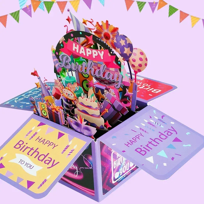 3D Pop Up Happy Birthday Card Birthday Card Gift With... From ...