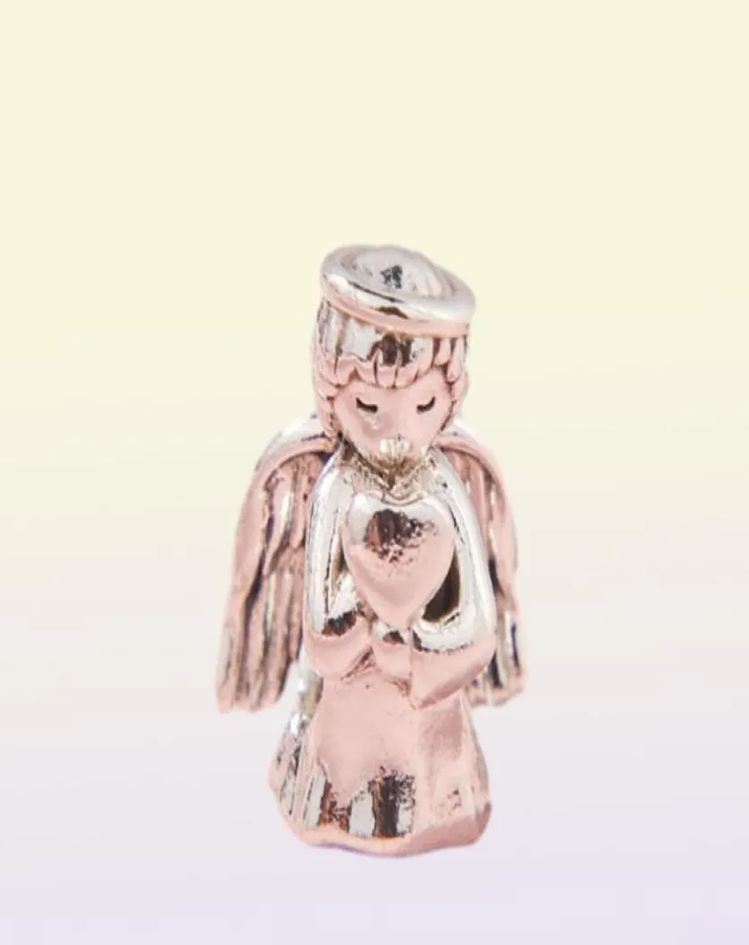 Новый ангел Love Charm 925 Серебряные серебряные серебряные бусины с подходящими чарками браслеты колье DIY для женщин Рождественский подарок 4383638