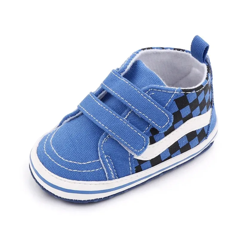 2024 New Shoes Boys Girls First Walker Baby Soft-soled Kids PU Prewalker Sneaker Flats Toddler Shoes