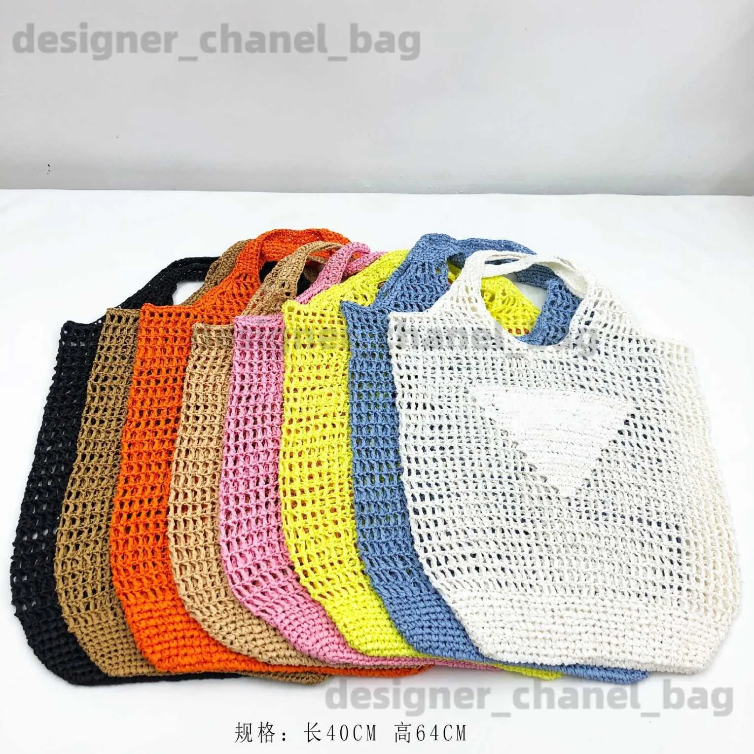 TOTEES NEW PAPER ROPE STRAW織物トートバッグINSHOLL OUT LETERLESS WOVEN BAG HANDHELD ONE SLACDER SHOLDER SHALDICATION SHOPPING VACATE T240416
