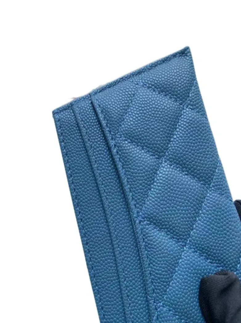 CC Designer Designer Titolo Designer Women Wallet Credit Worthets Womens Classic Quilted Card Bag Fashion pelle di pecora Mini Caviale Originale 5019649
