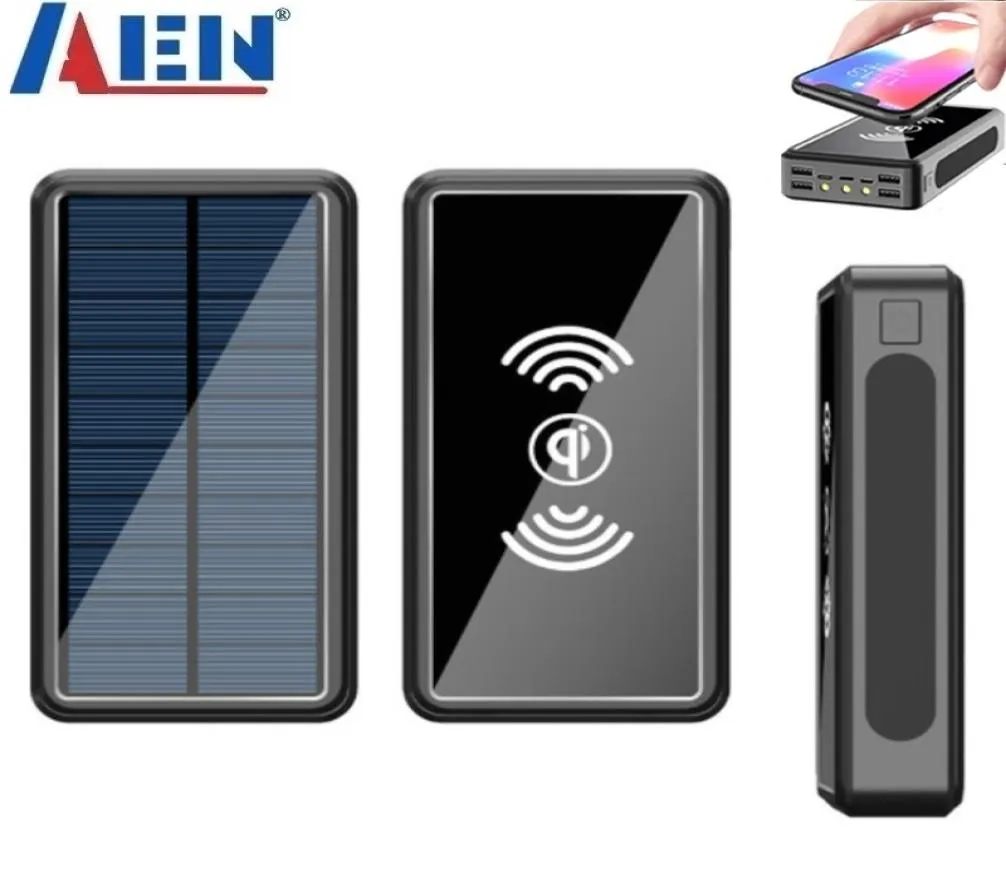 80000 MAH Solar Power Bank Outdoor Emergency Big Capacity Charger LED Belysning Externt batteri för Samsung iPhone Xiaomi3946560