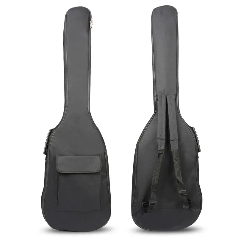 Kleiderbügel 40/41 Zoll Gitarrenbassbag gepolsterte E -Gitarren -Gig -Beutel 5mm Polster Doppelverstellbarer Schultergurt wasserdichtes Rucksack