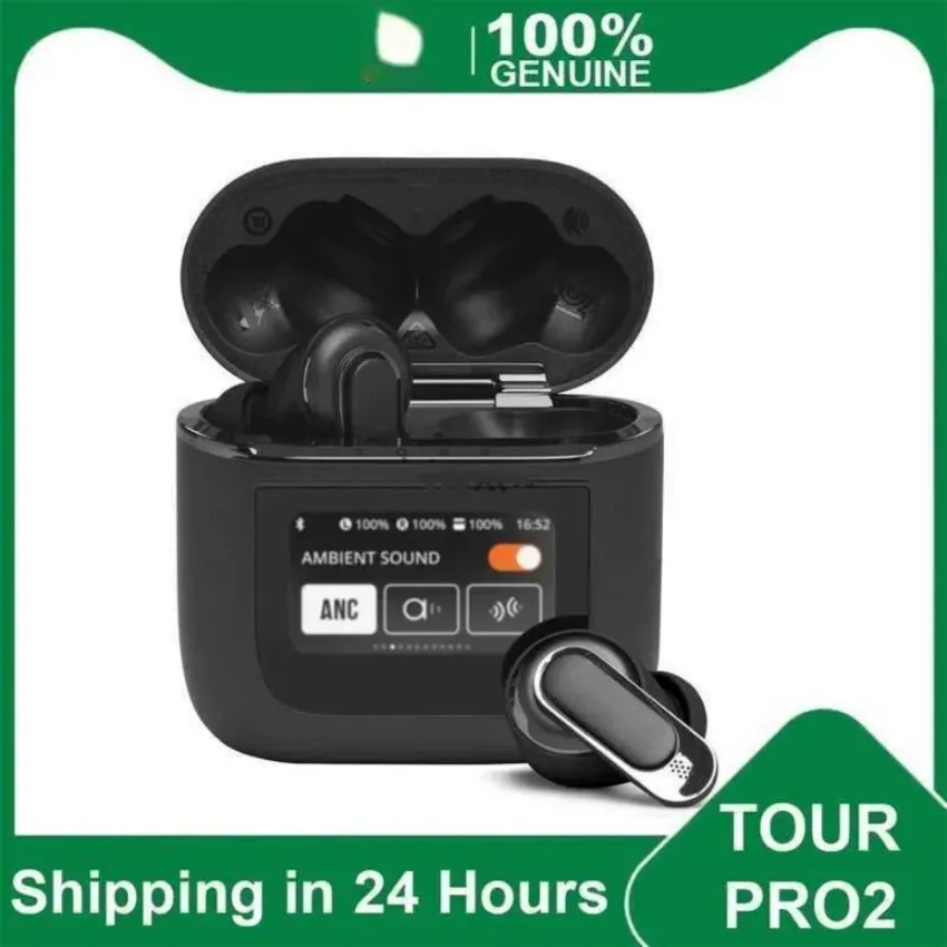 Tour Pro 2 ANC Bluetooth Earchephone BT 5.3 IPX5 bezprzewodowe ładowanie aktywne hałas anulowanie słuchawek słuchawki 40H żywotność baterii