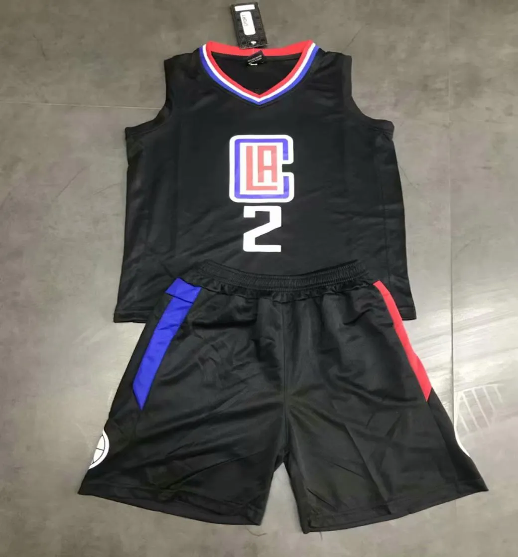 American Basketball 2Leonard Super Basketball Star Custom Basketball Clothing Outdoor Sports Clothing for Big Children7887452