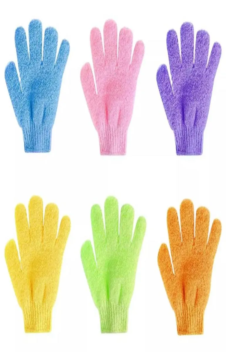 Cloth Bath Glove Moisturizing Spa Skin Baths Shower Gloves Wash Scrubber Back Scrub Towel Scrubs Body Massage Sponge BathGloves F9832338