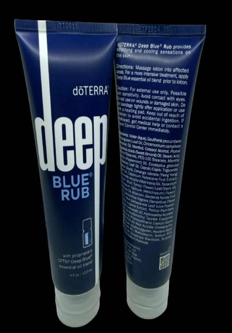 Hoge kwaliteit fundering primer Body Skin Care Diepblauw Rub Topical Cream Essentiële olie 120 ml Lotions2377907
