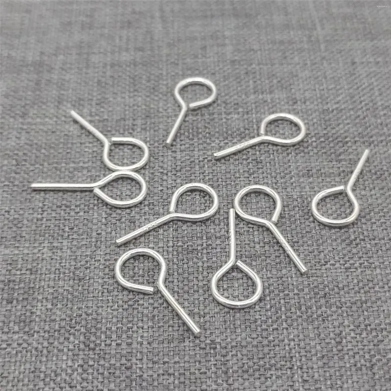 Stud Earrings 40pcs Of 925 Sterling Silver Eye Pins Eyepin For Earring Component Wire 20 Gauge