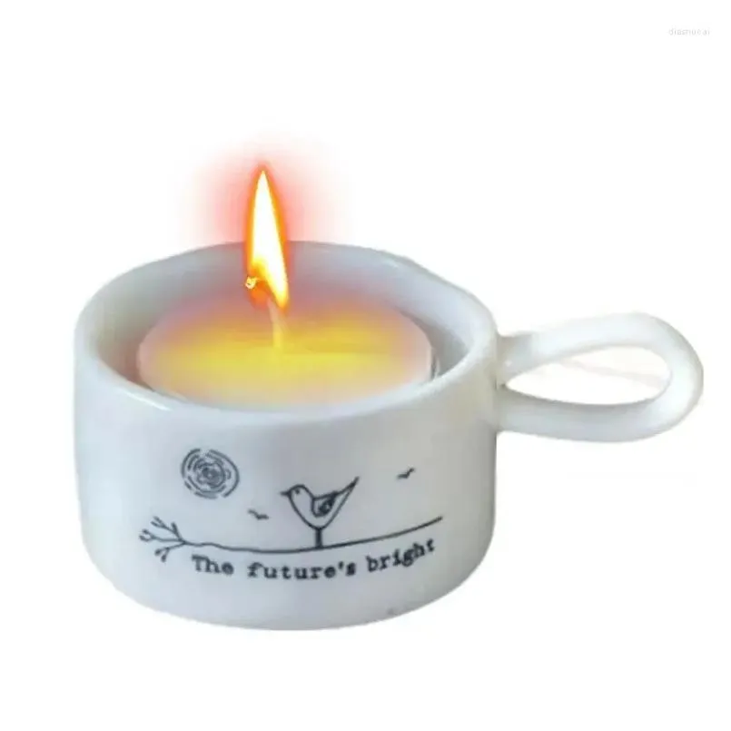 Porta di tealight a candele con manico stand di resina decorativa per il centrotavola del centrotavola per la consegna di gocce di consegna DH6O5 DH6O5