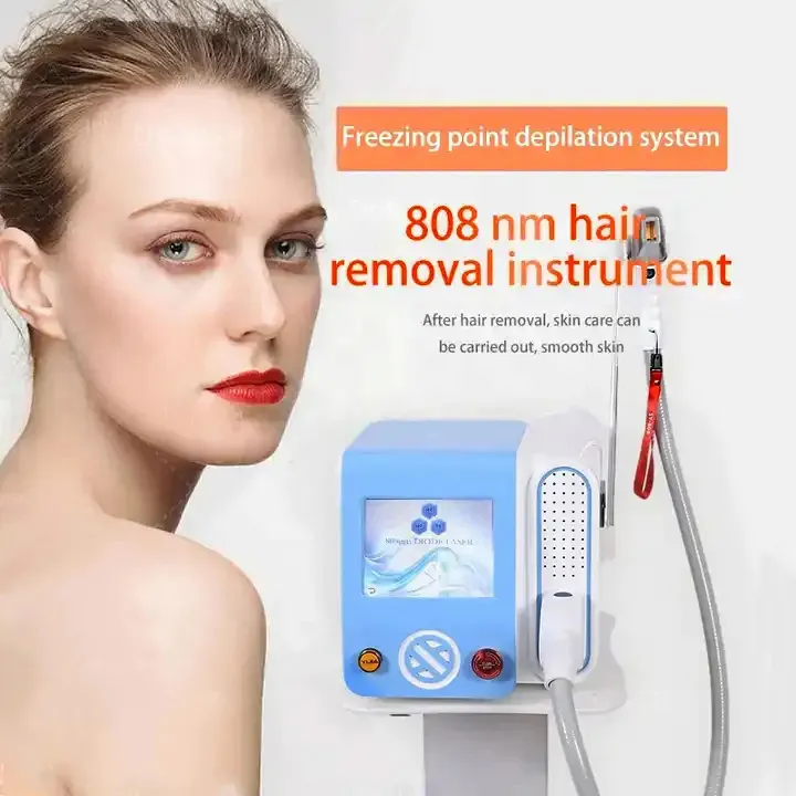 OEM Diode Laser Ice Depilation Electrolysis Epilator 755 808 1064 Haarverwijderingsmachine Permanent