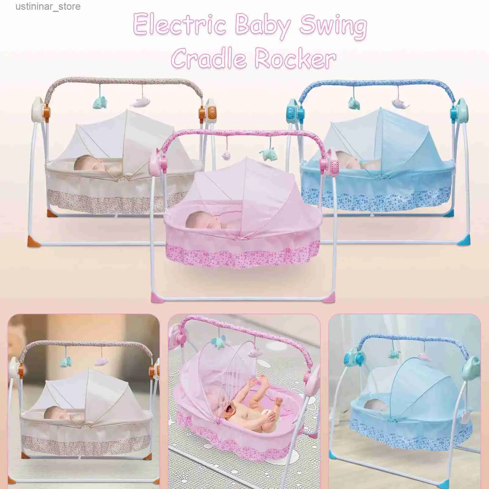 Baby swing crib discount