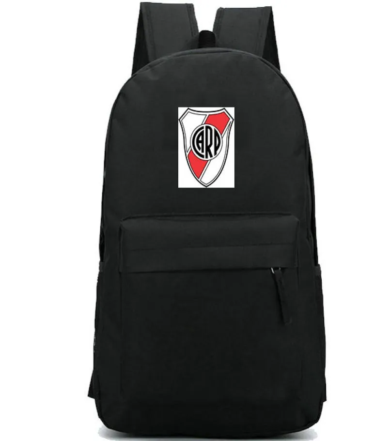 Atletico River Plate backpack Good club daypack Team badge schoolbag Football rucksack Sport school bag Outdoor day pack8818038