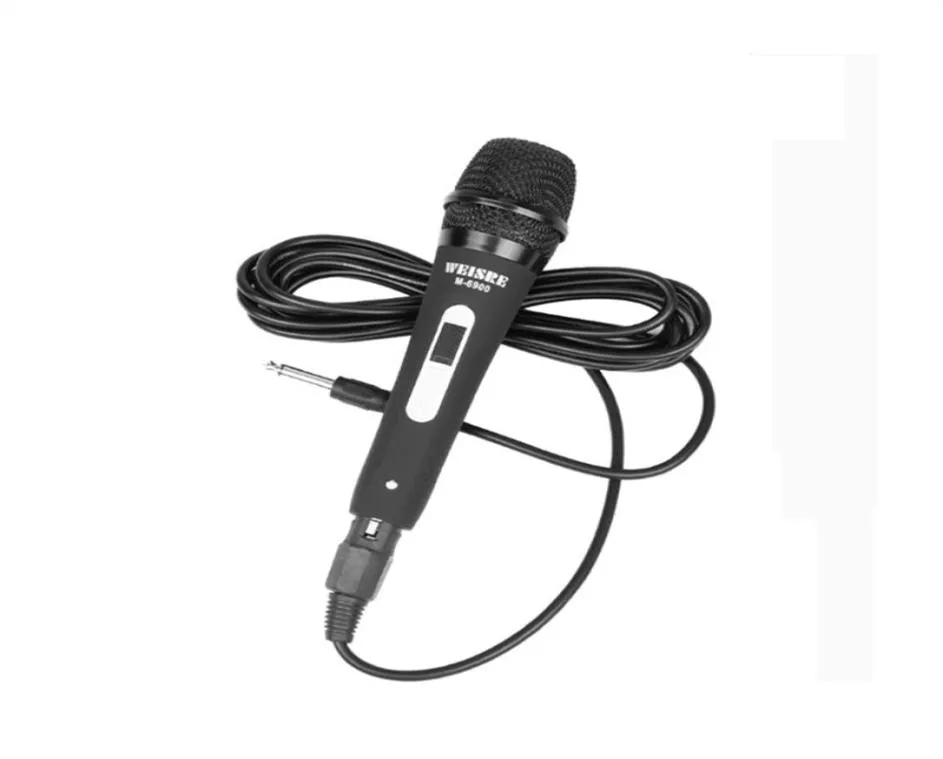 Högtalare Wired Microphone Kara Karaoke Stage Amplifier Ring Mobiltelefon Computer Bluetooth Wired Microphone8472735