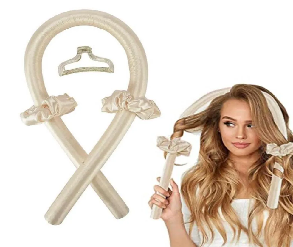 Zestaw wstążki Rod Ribbon Curler Bezprzechłani płyty na głowę kręcone wałki do włosów Big Wave Strefy Lazy Hairs StylingTools Shower CA5594703