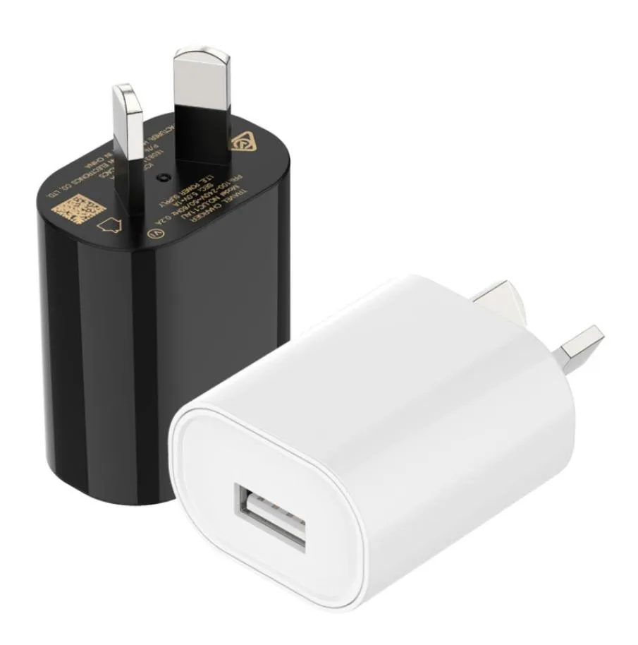 Chargeur à domicile 5V 1A USB 5W Australia AU Plug Power Travel Adaptateur AC pour Samsung LG Phone6545722