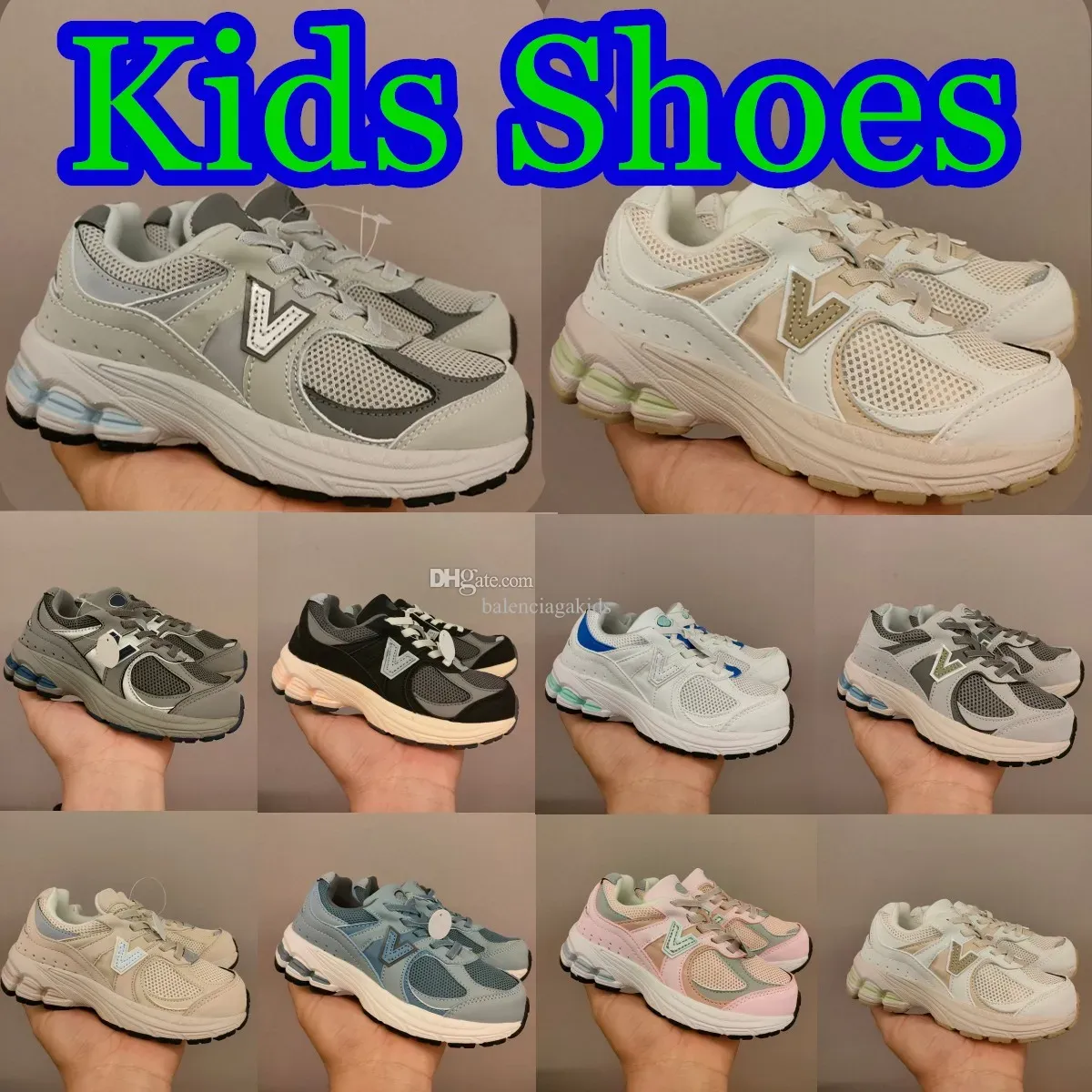 2002r Kids Shoes Toddler Sneakers Protection Pack Rain On Cloud Phantom Designer Athletic Pink Grey Navy Sea Salt Luxury 2002 R Salhe Bembu