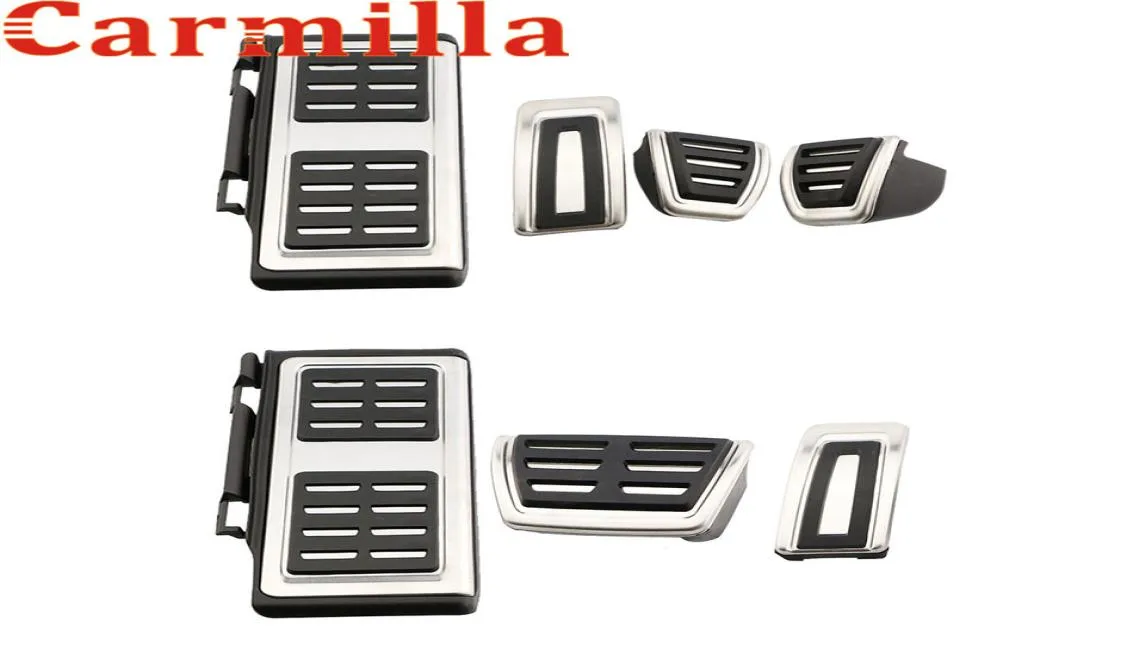 Carmilla Car Foot Fuel Pedal Brake Clutch Pedals Cover för VW Golf 7 GTI MK7 för Skoda Octavia A7 -delar Tillbehör4365990