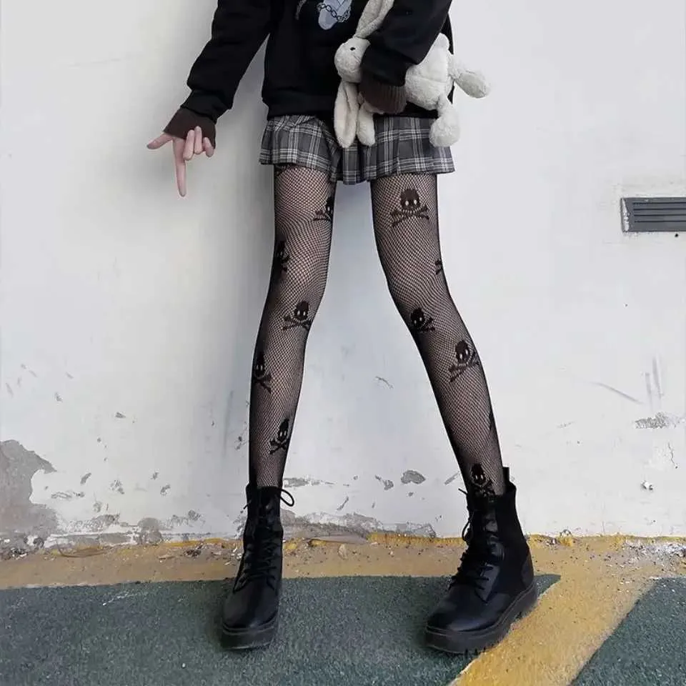 body stocking shemale Gothic Hollowed Out Mesh Body Pantyhose Stockings With Japanese Bottomed Lace Womens Lolita Tights, Punk Black Hosiery From Mengqiqi05, $10.36 | DHgate.Com