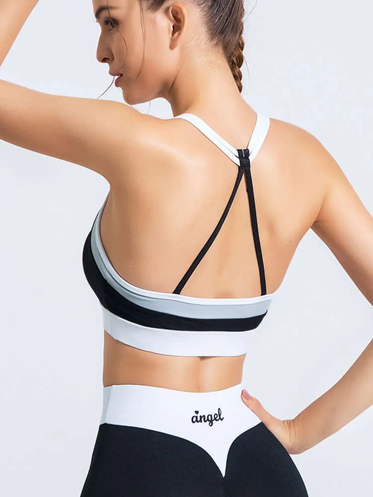 Bella bella donna align alla schiena back-scollo con shock elasticità anti-statica anti-statica raccolta Top Yoga Sports Sports Female Lemon Gym Runnin