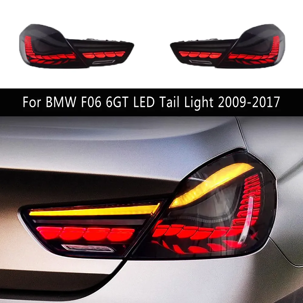 Achterlamp streamer turn signaalindicator voor BMW F06 6GT 640I 650I F12 F13 LED-staartlicht 09-17 Rem omgekeerde achterlichtconstructie