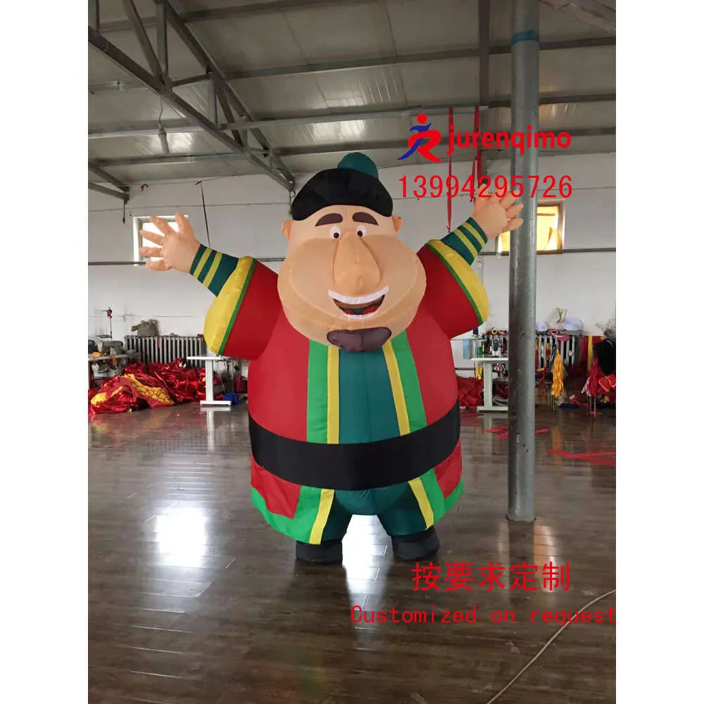 Mascot Costumes Iatable Uncle Walking Suit Iatable Clothes Performance Party Decoration Props