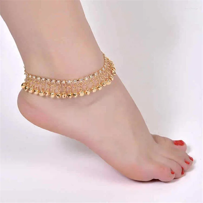 Cavalchi Fashion Gold Gold Color Ethnic Tasel Bell per Women Girl Beach Bracciale Bracciale Accessori per gioielli India