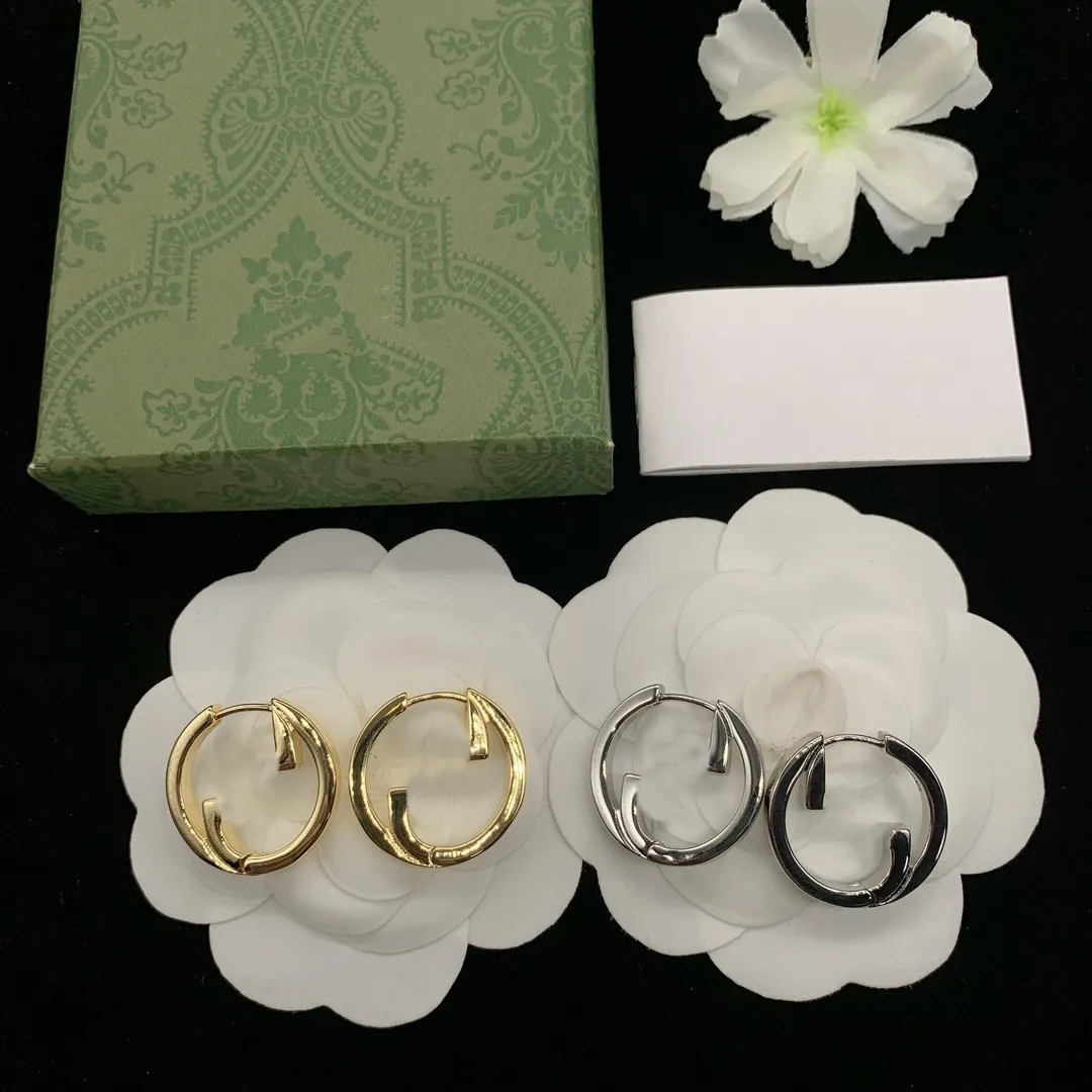 Gouden oorbellen voor vrouw mode zilveren oorbellen charme luxe ontwerper oorbellen ontwerp sieraden aanbod