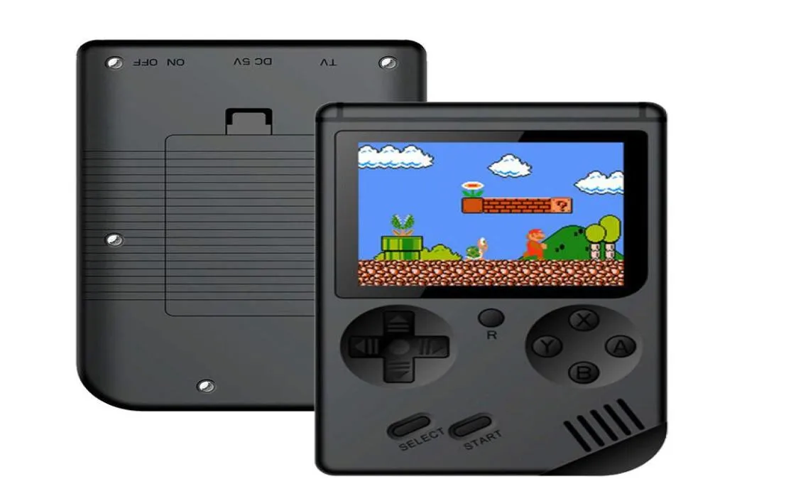 Retro portátil mini console de jogo portátil de 30 polegadas cor de tela grande lcd jogador de cores coloridas com 168 jogos8240349