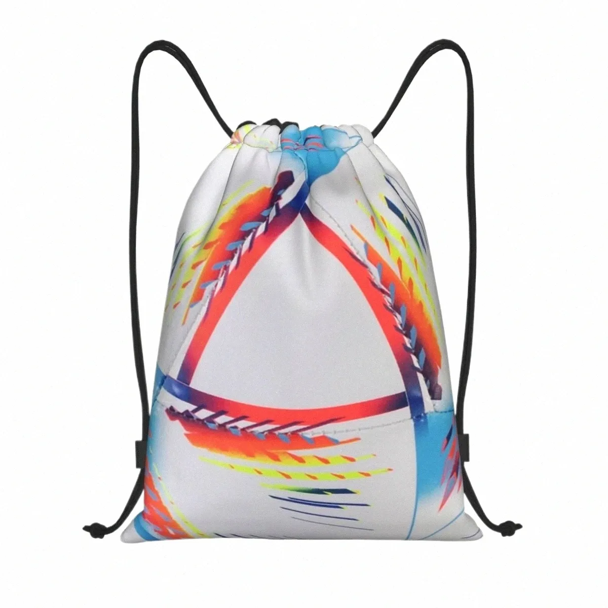 Custom Soccer Ball -spelers Teken String Bags Men Women Lichtgewicht voetbal Sport Fan Sport Gym Storage Backpack 3934#