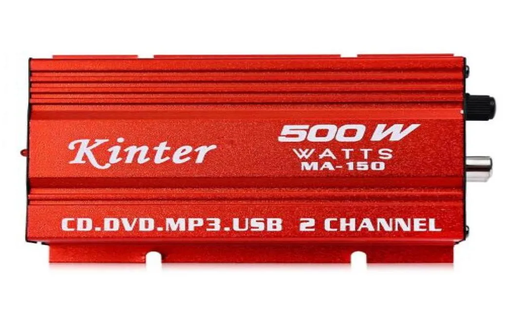 KINTER MA150 AMP 2CH 500W USB HIFI Amplificateur stéréo numérique Motorcycle Boat MP3MP4CD MA1509513403