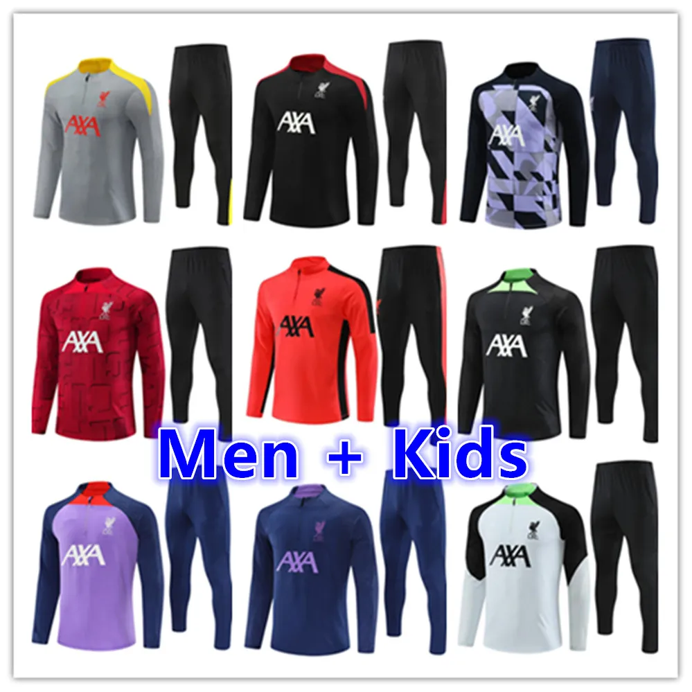 2023 2024 2025 Männer Fußball Tracksuit Soccer Training Anzug Jacke Set Kits 22 23 24 25 Kinder Herren Trikots Trails -Jogging Sets Survetement Foot Chandal Tuta