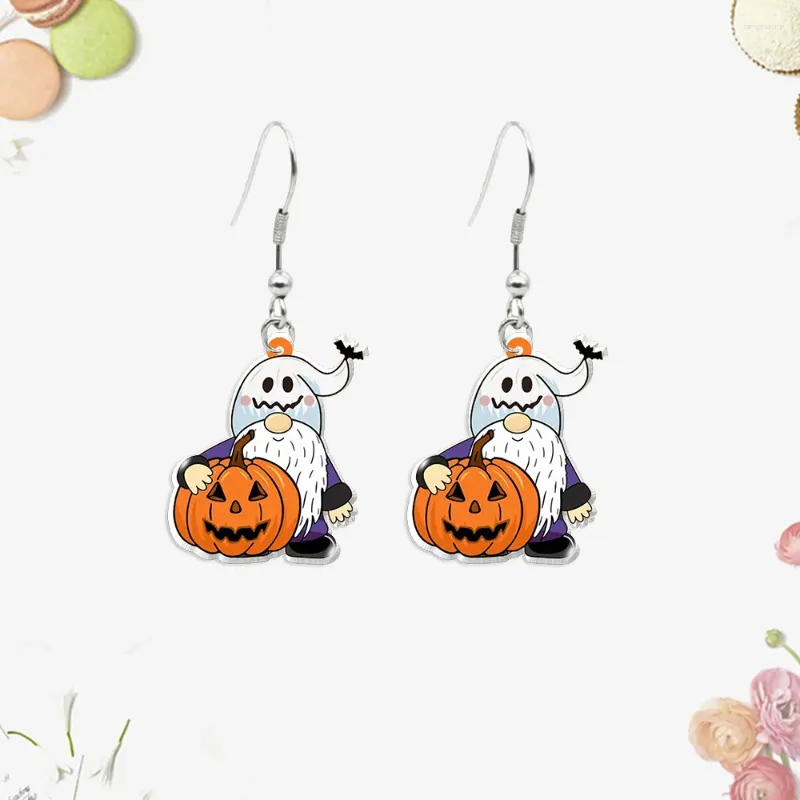 Dangle Earrings Anime Creative Fashion Pumpkin DRIP OIL FUNNY HEA