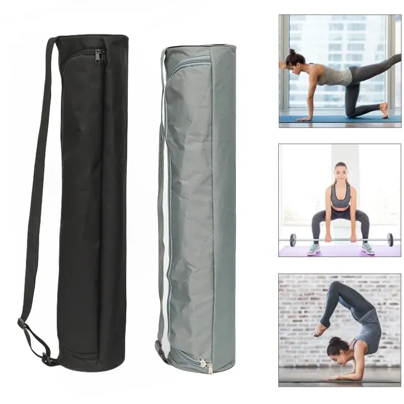 Übung Yogamatte Bag Fullzip Canvas wasserdichte Traghalter mit einstellbarem Schultergurt 240410