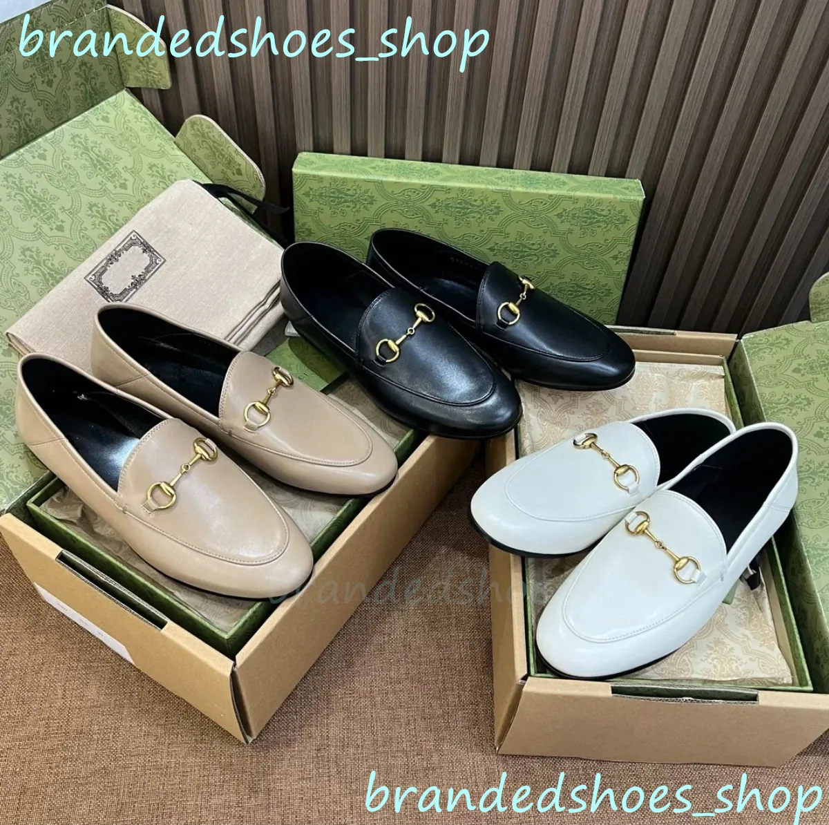 Sapatos de pãezinhos de cavalo vestido de vestido 100% de couro real Homens mulheres tamanho 34-46 Princetown Authentic Cowhide Casual Shoe redonda do pé clássico slides mocassins masculinos de metal impresso