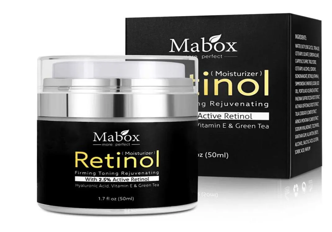 In stock mabox retinol 25 crema per la faccia di crema idratante e occhio vitamina E Night and Day Cream idratanti 3395799