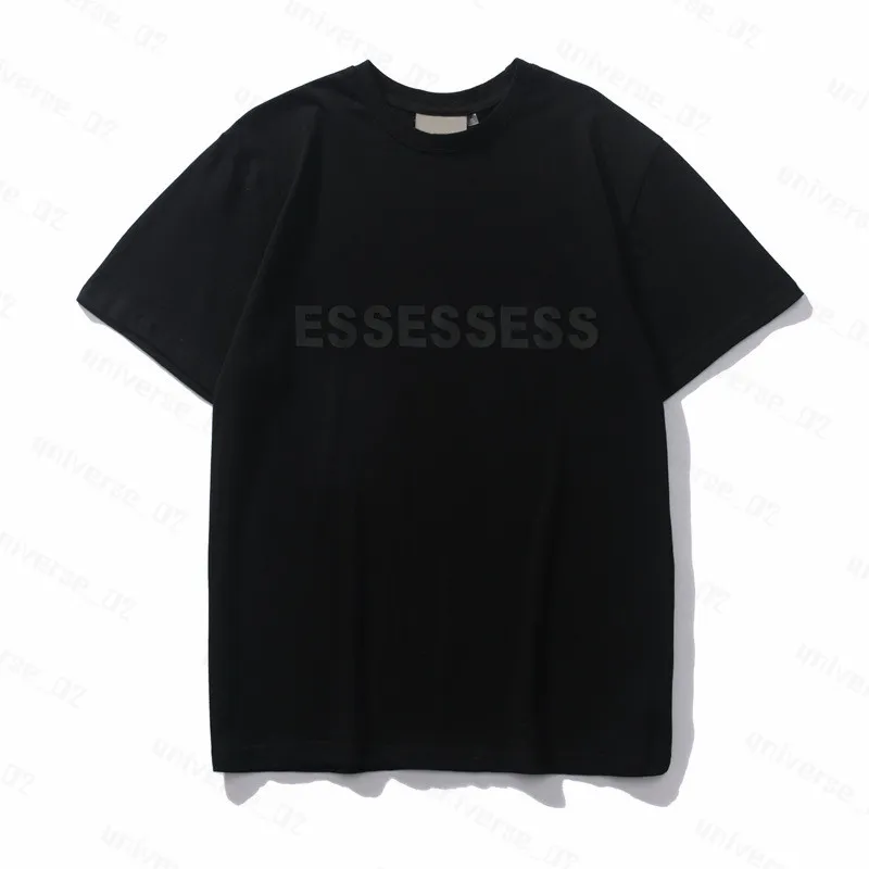 Camiseta essencialsshirt mass camisetas grossas Versão de algodão espessa verão designers tshirt moda tops man.