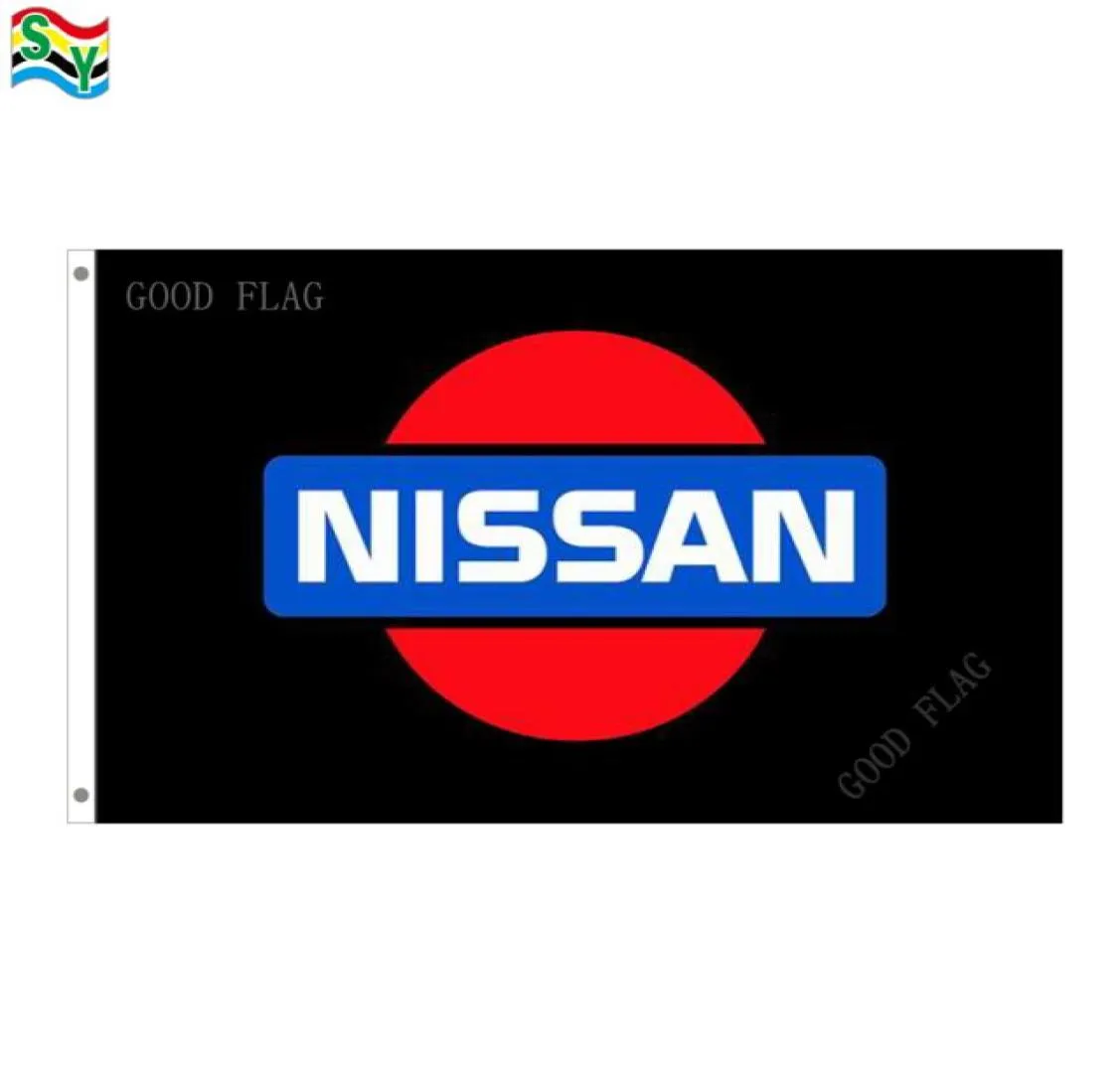 Nissan flags banner Size 3x5FT 90150cm with metal grommetOutdoor Flag9983714