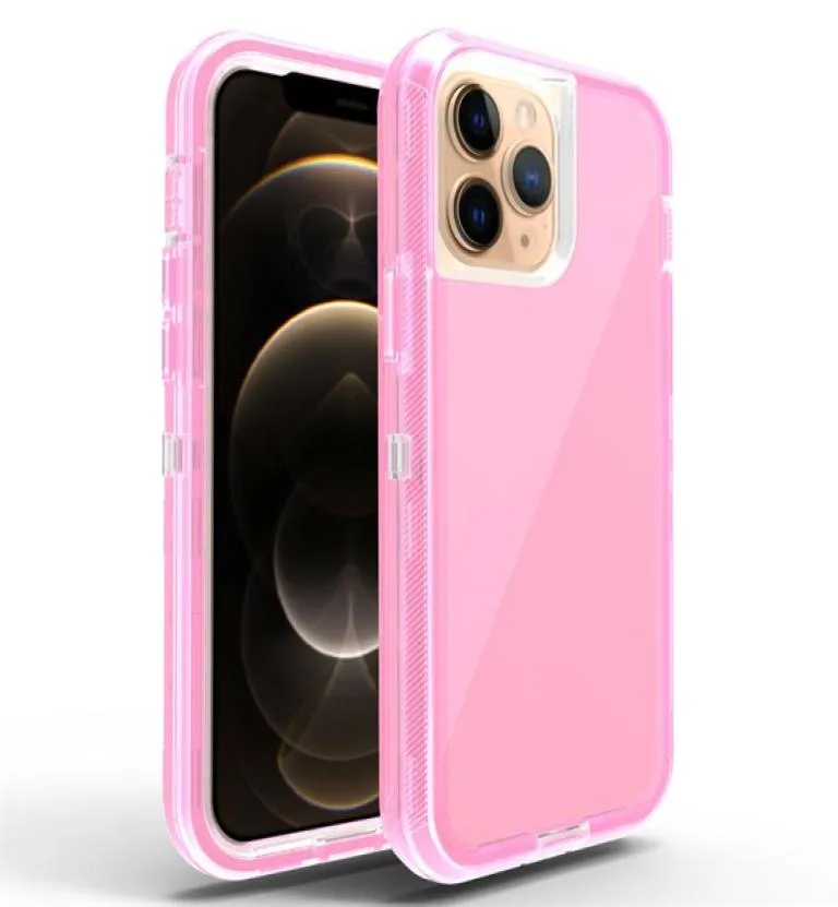 Capa de celular transparente para iPhone 13 Soft TPU Hard PC Back Cover1422422