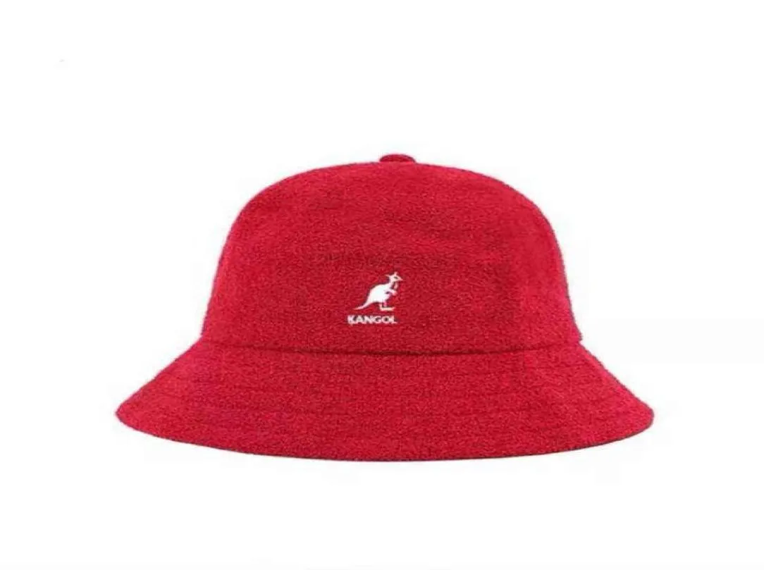 Kangoeroe emmer hoed vrouwen meerdere stijlen vissershoed kangol mode net rood opvouwbare zonnebrandcrème unisex sport en vrijetijds H220415180561