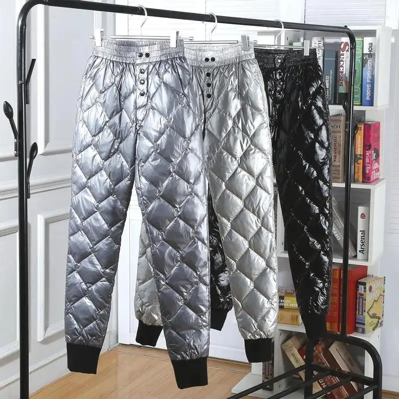 Pantalon féminin femelle décontractée coton extension épaisse chaude hiver chaude femme de doublure crayon pantalon de pantalon du vent étanche y133
