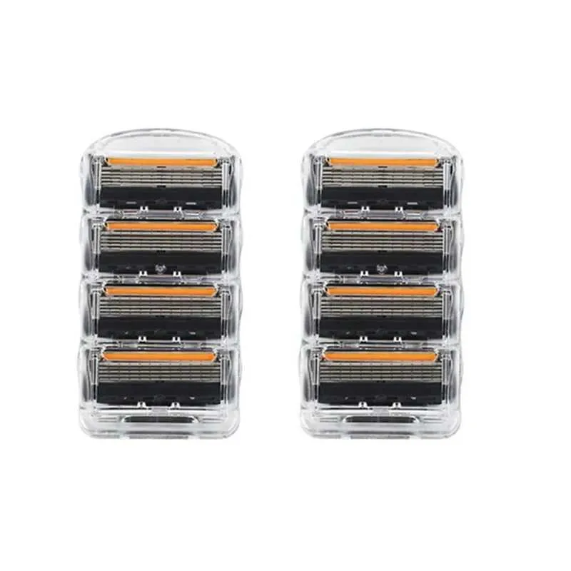 5-Layer Razor Blades for Men - Premium Manual Shaving Heads - 2024 from ...