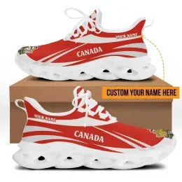 Shoes Hot Selling Sports Shoes For Men Canada Flag Pattern Lightweight Sneakers Male Casual Trainers Shoe Summer Running Shoes Mens