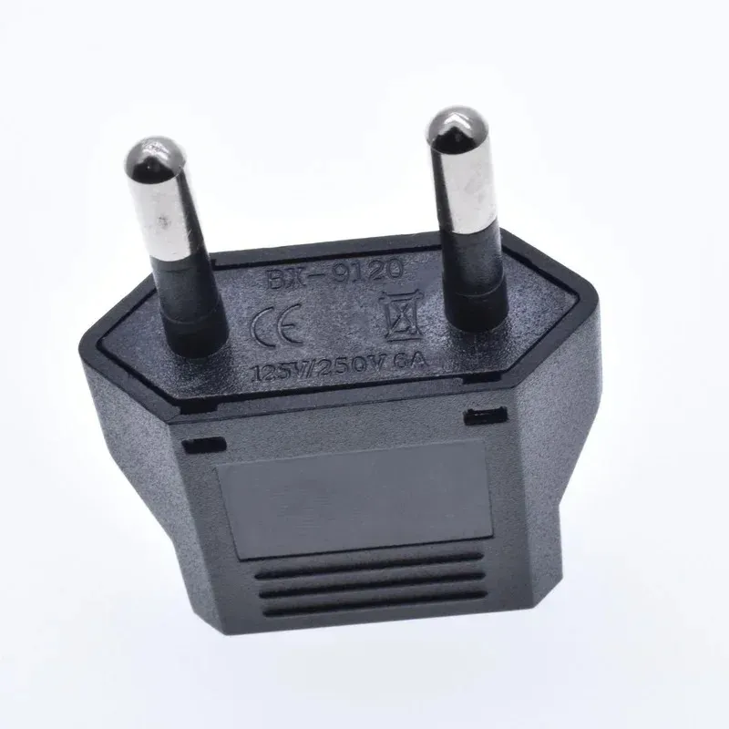 Novo adaptador de plug de plug de plug de plug de plug de 2024 da UE na UE Japão China nos EUA para o adaptador de energia de viagens da UE.